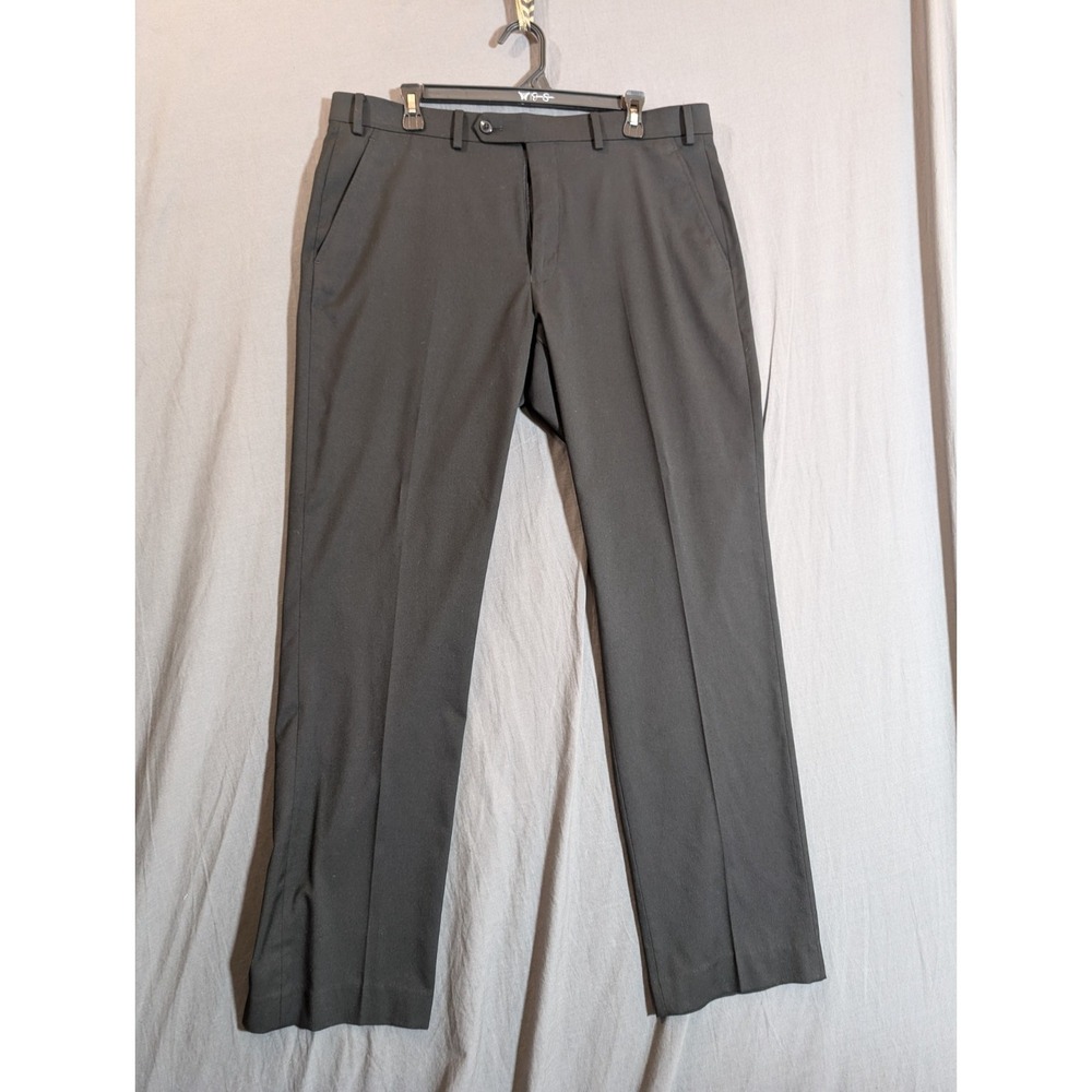 Alfani Mens Slim‎ fit Dress Pants 36/ 32 Black Solid